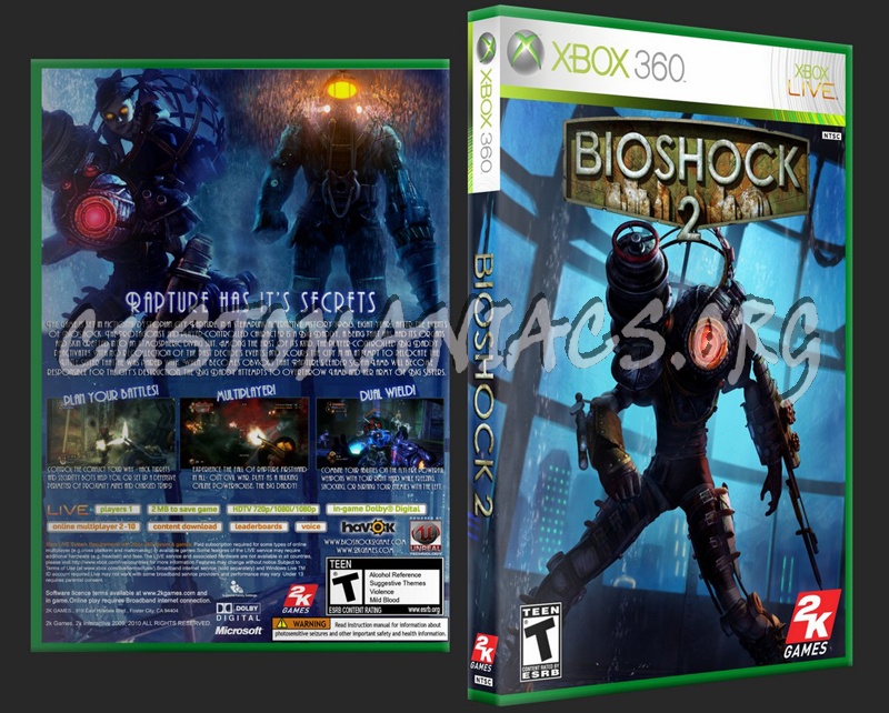 Bioshock 2 dvd cover