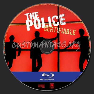 The Police - Certifiable blu-ray label