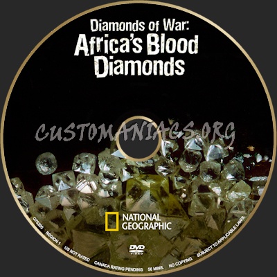 Diamonds of War: Africa's Blood Diamonds dvd label