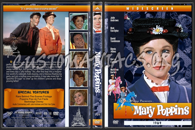 Mary Poppins - 1964 dvd cover