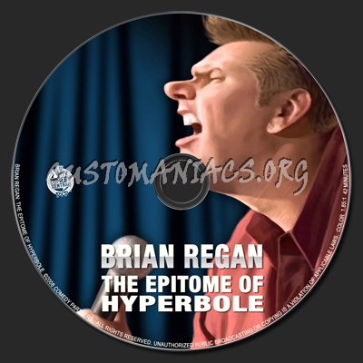 Brian Regan The Epitome of Hyperbole dvd label