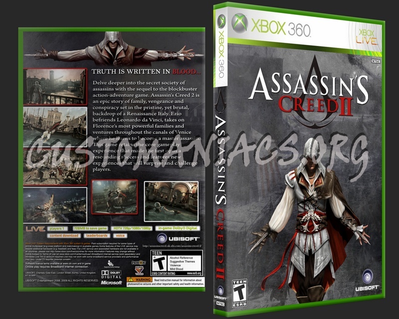 Assassin's Creed II dvd cover