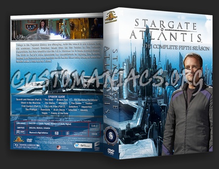 Stargate Atlantis dvd cover