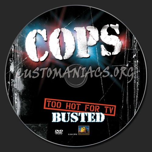 Cops Busted dvd label