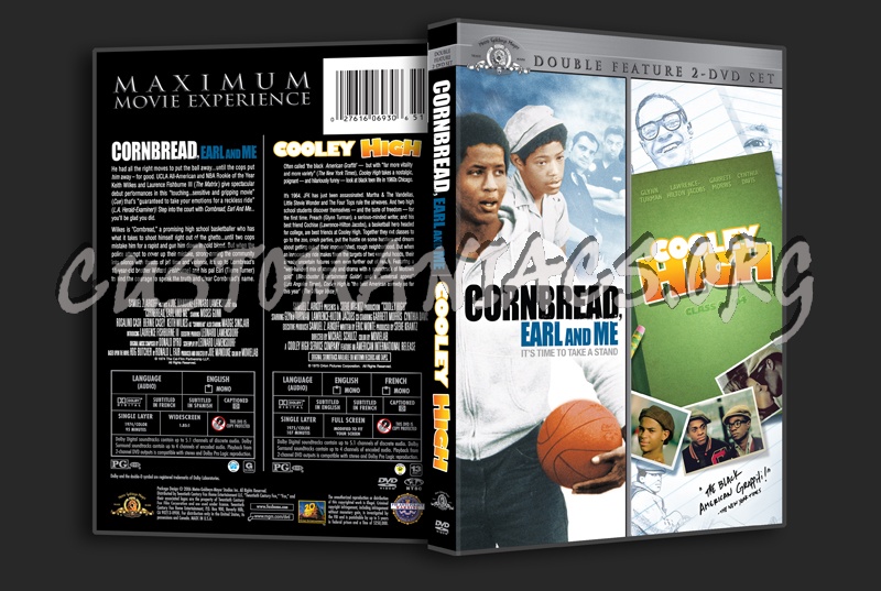 Cornbread, Earl and Me / Cooley High dvd cover