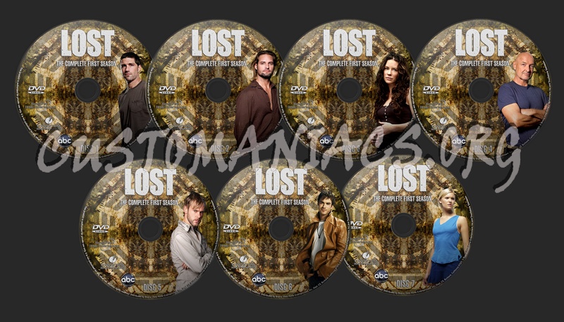 Lost Season 1 dvd label