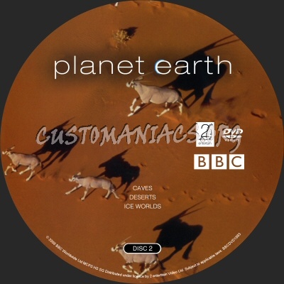 Planet Earth dvd label