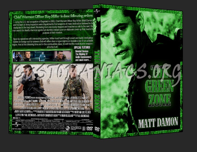 The Green Zone dvd cover