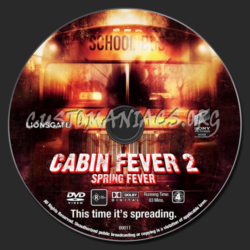 Cabin Fever 2 : Spring Fever dvd label