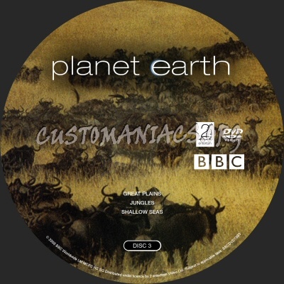 Planet Earth dvd label