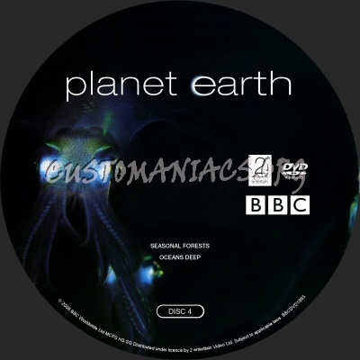 Planet Earth dvd label