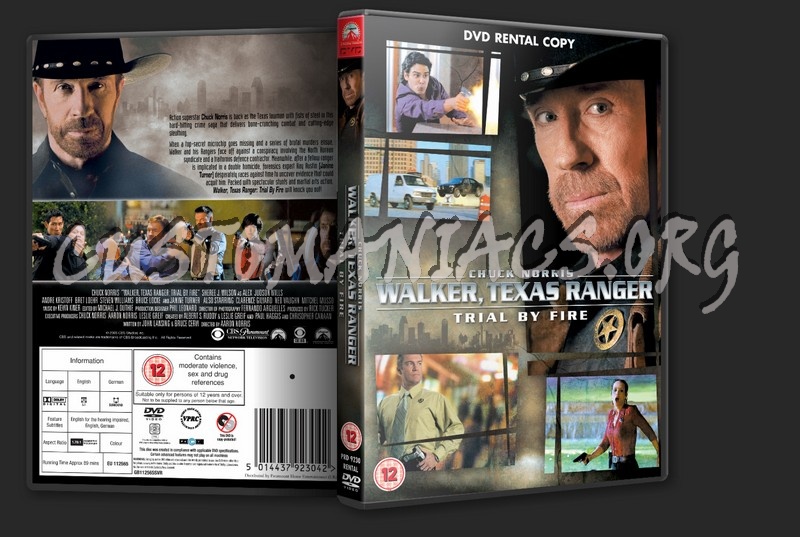 Walker, Texas Ranger: Trial by Fire dvd cover