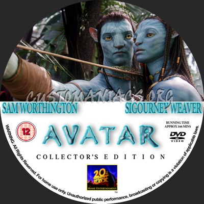 Avatar dvd label