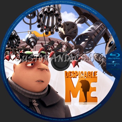 Despicable Me blu-ray label