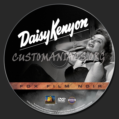 Daisy Kenyon dvd label
