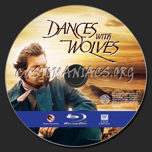Dances With Wolves blu-ray label