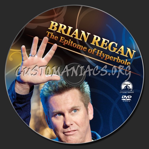 Brian Regan The Epitome of Hyperbole dvd label