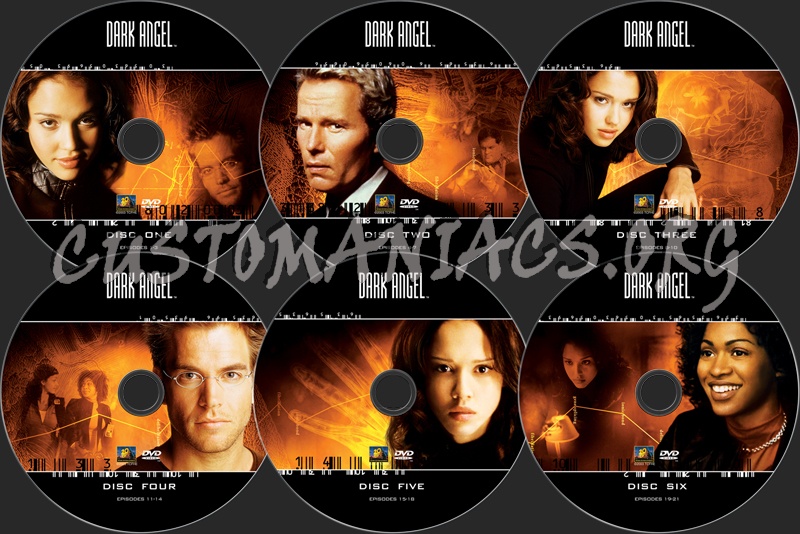 Dark Angel dvd label