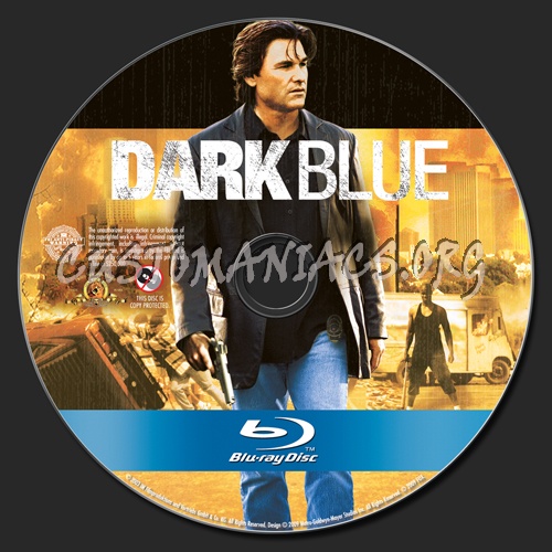 Dark Blue blu-ray label