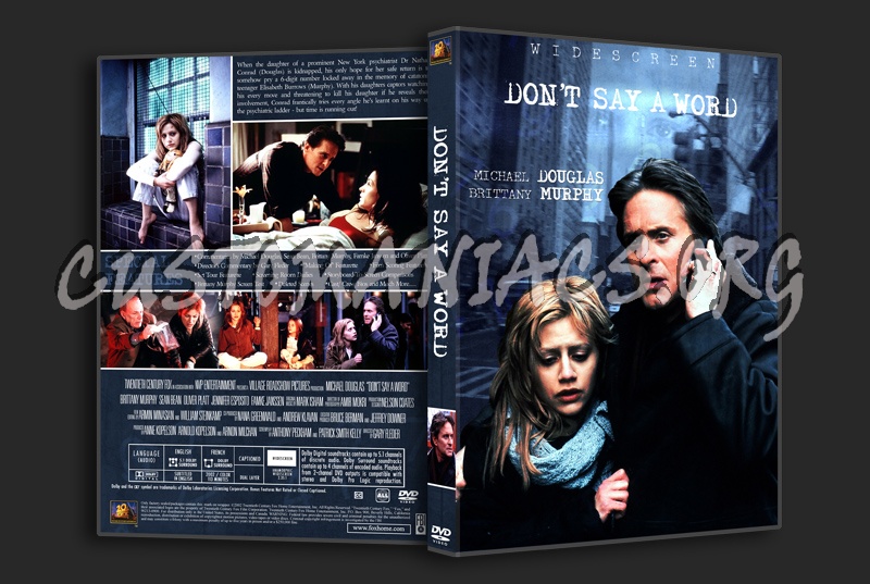 Don't Say A Word dvd cover