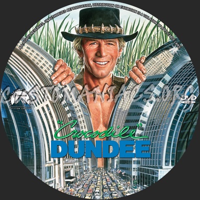 Crocodile Dundee dvd label