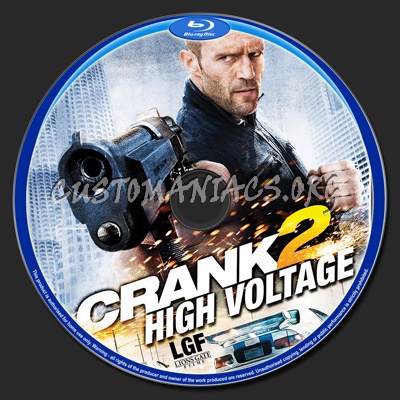 Crank2 High Voltage blu-ray label