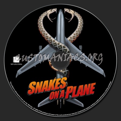 Snakes on a Plane dvd label