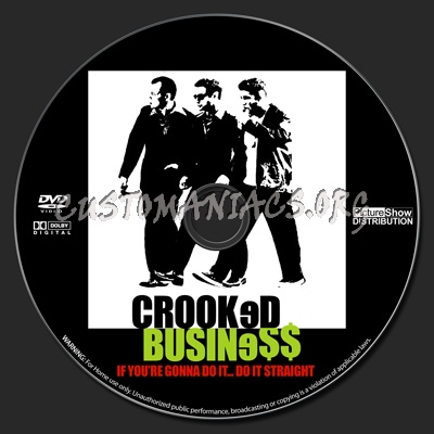 Crooked Business dvd label