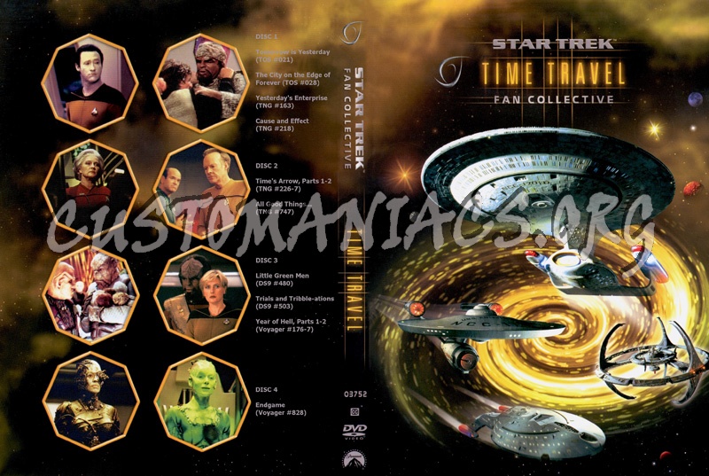 Star Trek Time Travel dvd cover
