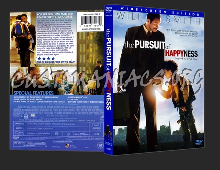 The Pursuit Of Happyness dvd cover