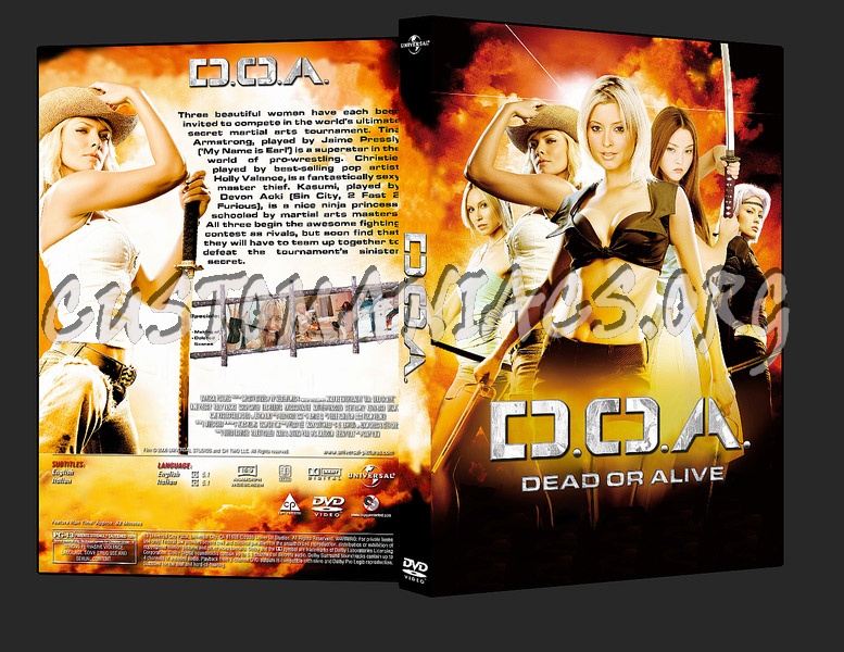 Dead Or Alive / DOA dvd cover