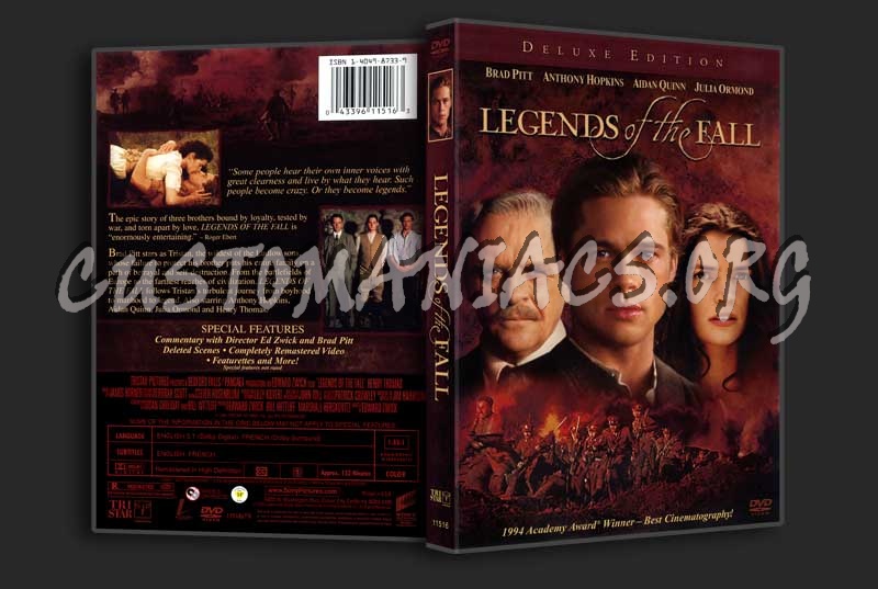 Legends of the Fall dvd cover