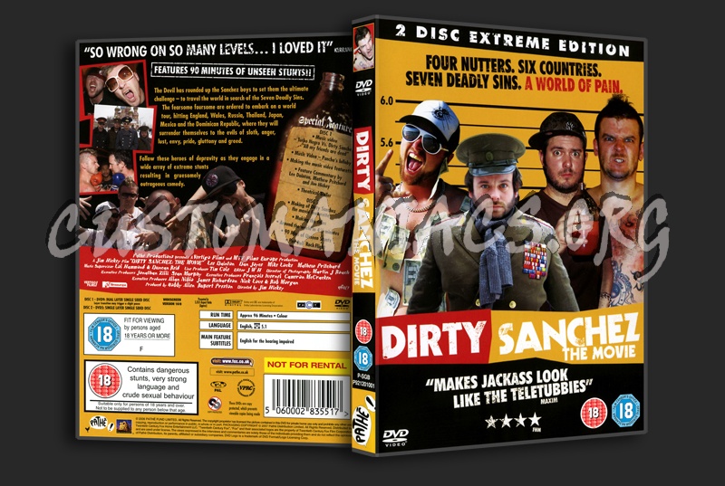 Dirty Sanchez the Movie dvd cover