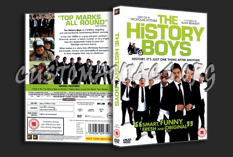 The History Boys dvd cover