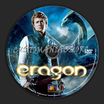 Eragon dvd label