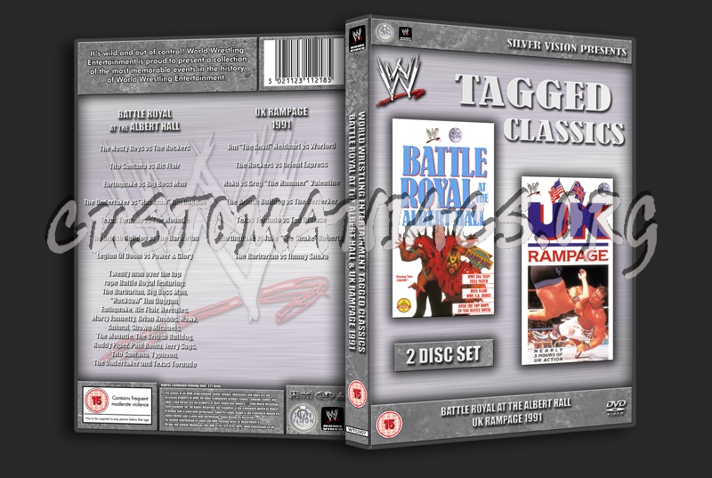 WWE Tagged Classics - Battle Royal At The Albert Hall &amp;amp;amp; UK Rampage 1991 dvd cover