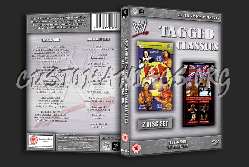 WWE Tagged Classics - The Fab Four &amp;amp;amp; One Night Only dvd cover