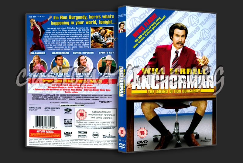 Anchorman dvd cover