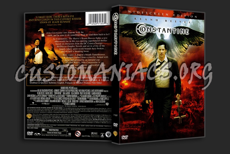 Constantine dvd cover