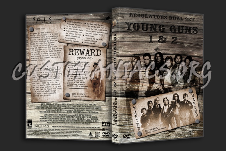 Young Guns 1 & 2 dvd cover