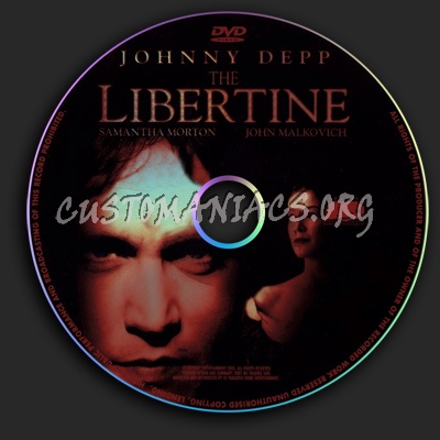 The Libertine dvd label