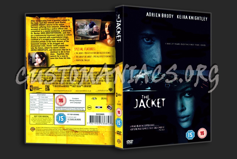 The Jacket dvd cover