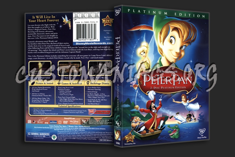 Peter Pan dvd cover