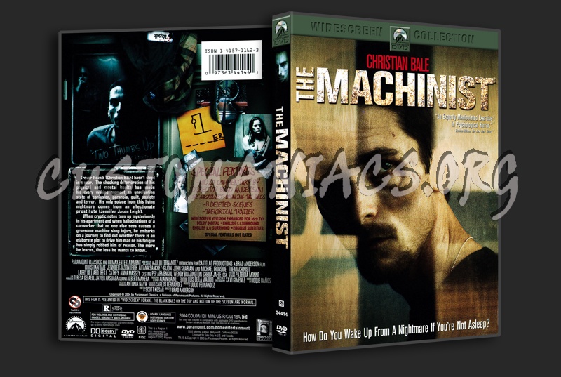 The Machinist dvd cover