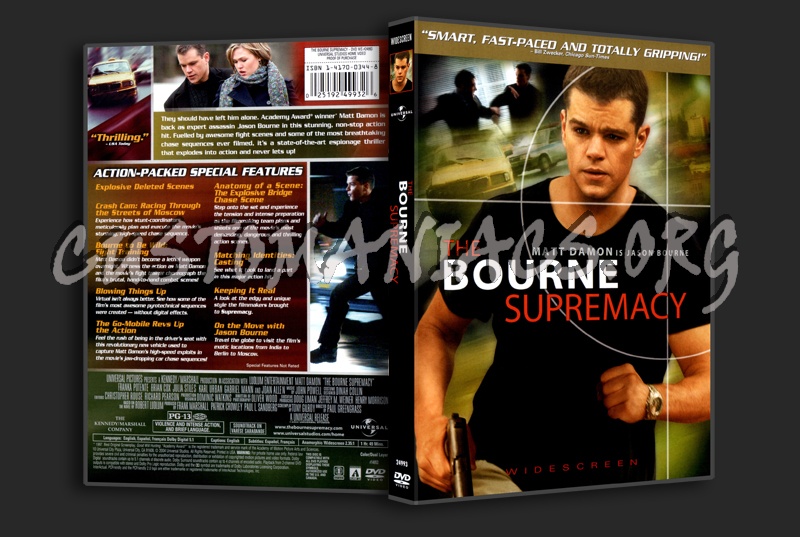 The Bourne Supremacy dvd cover