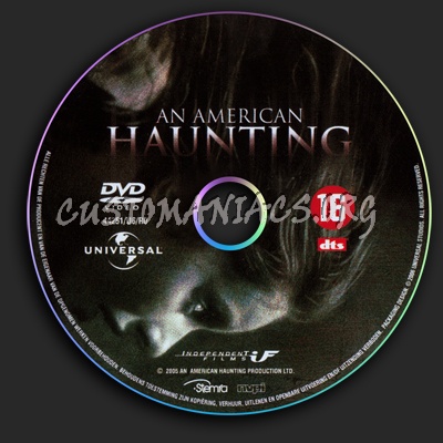 An American Haunting dvd label