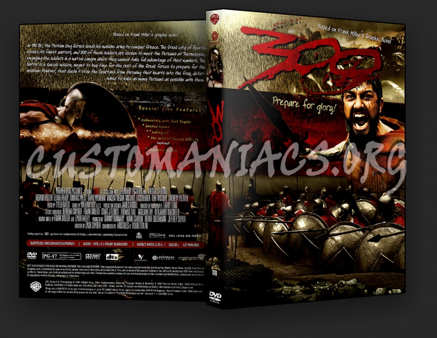 300 dvd cover