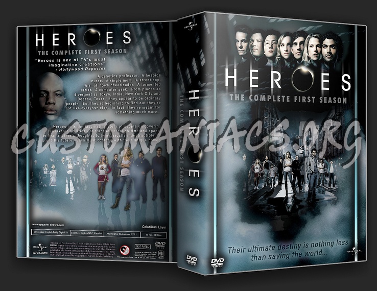 Heroes - Region 1 dvd cover