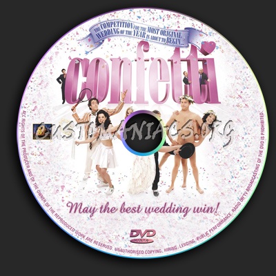 Confetti dvd label