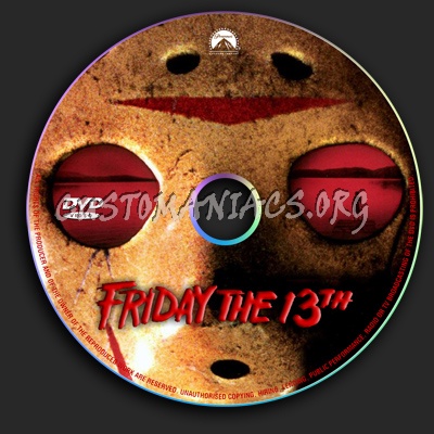 Friday the 13th dvd label